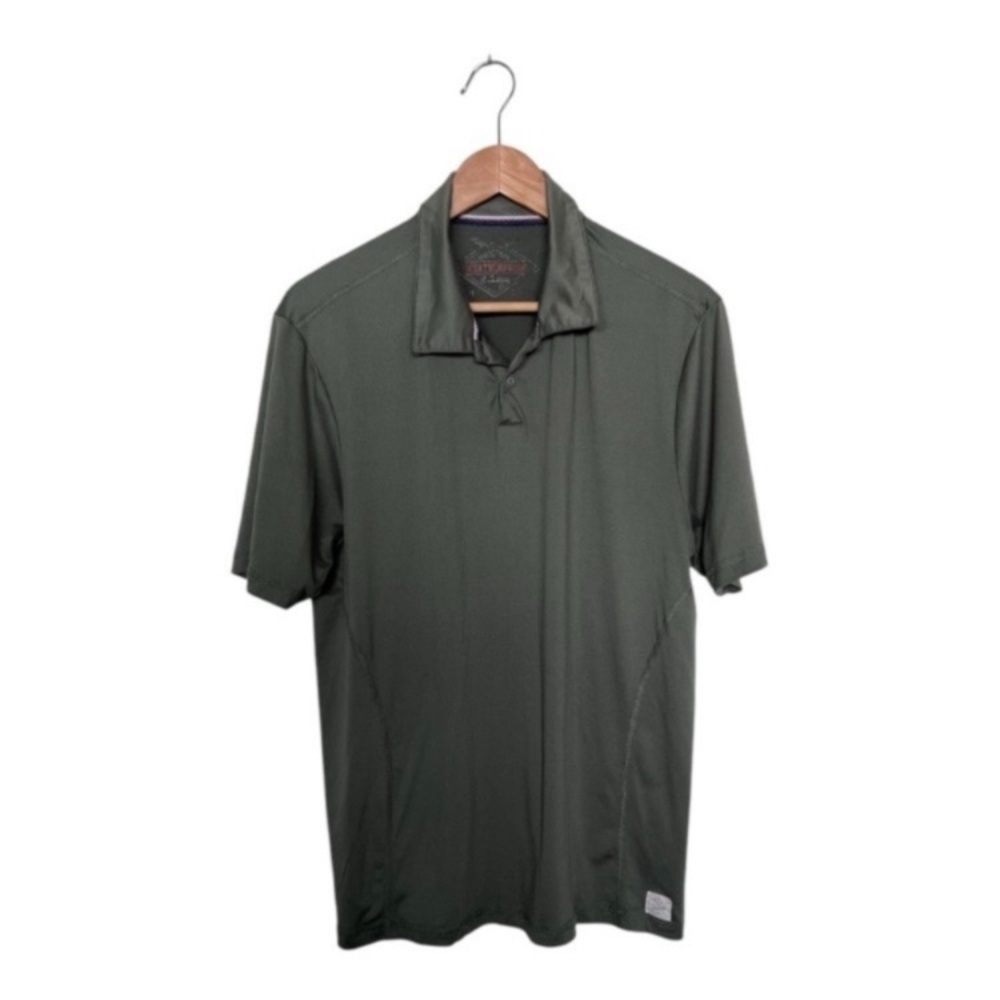 Weatherproof Men's Olive Green Performance Polo Shirt size M